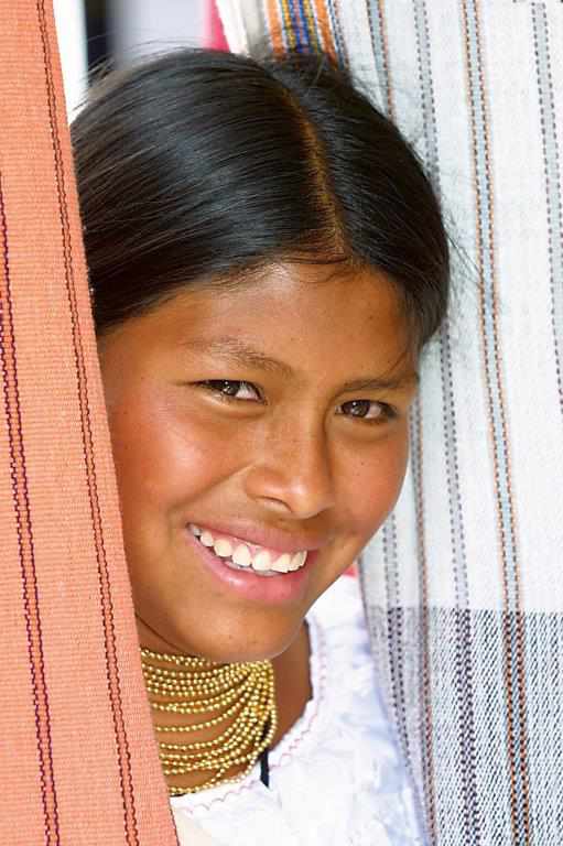 Beautiful Girl From Otavalo Low Solution
