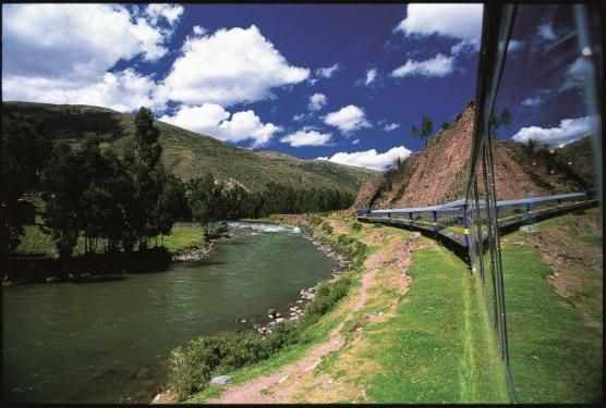 Vista dal treno Perù basso