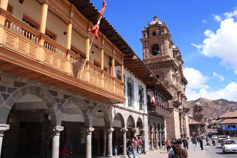 110228 Bella foto di case a Cuzco