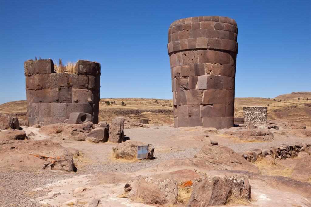 Perú Sillustani Chullpas