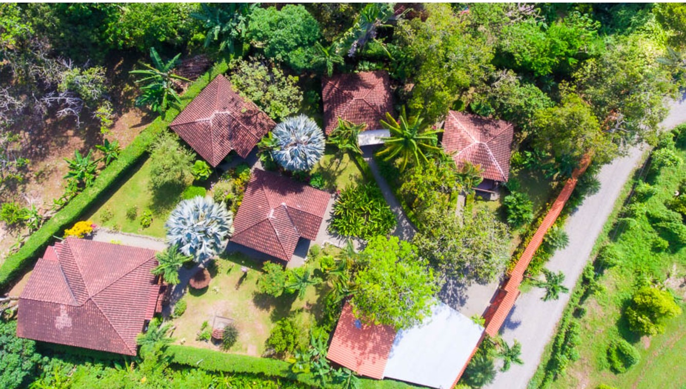 Casa Marcellino Cahuita Luftaufnahme