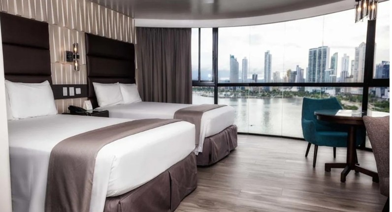 Hotel Plaza Paitilla Doppelzimmer mit Bayblick