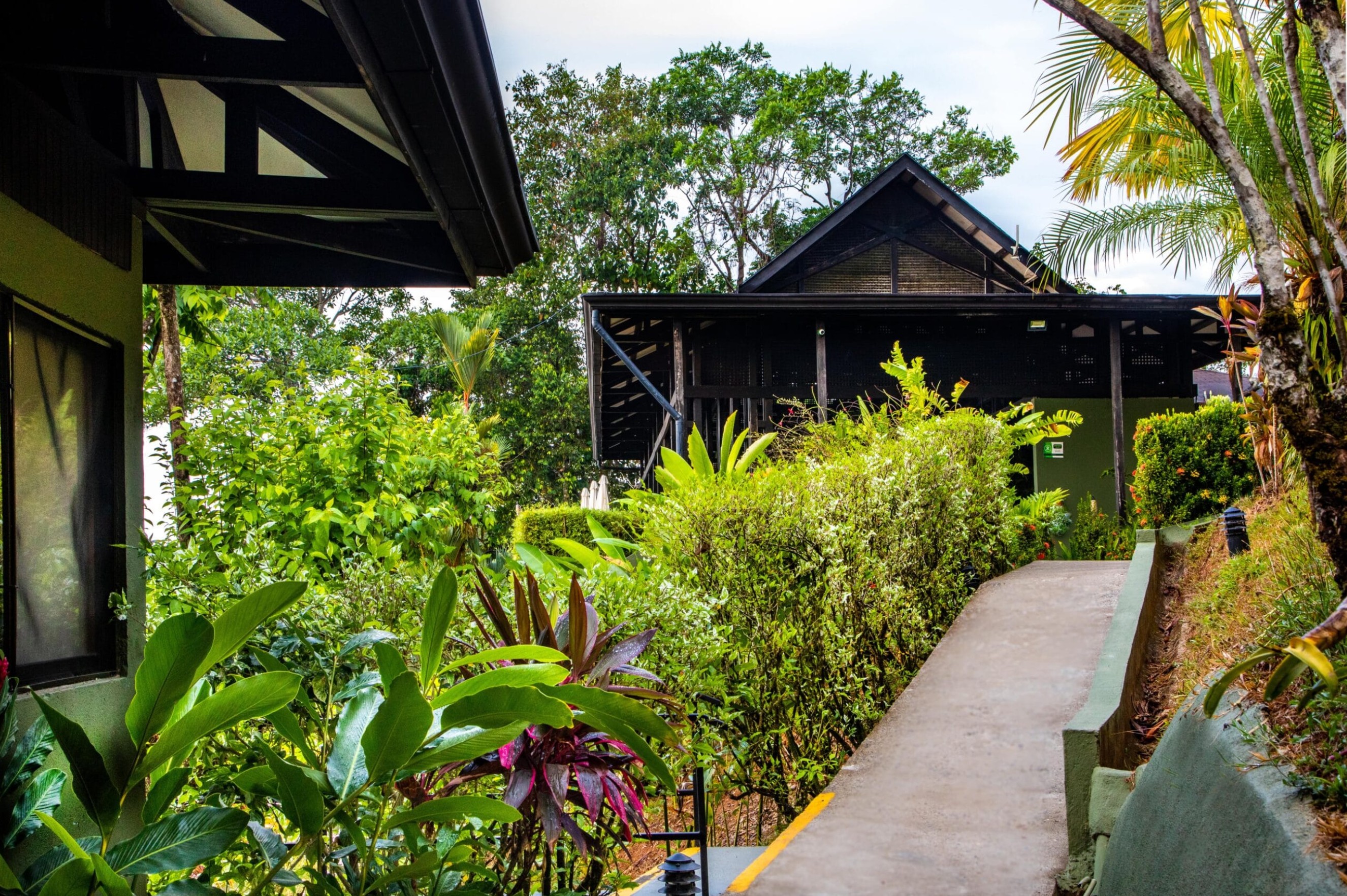 Tiki Villas Rainforest Lodge Gang zu den Zimmern