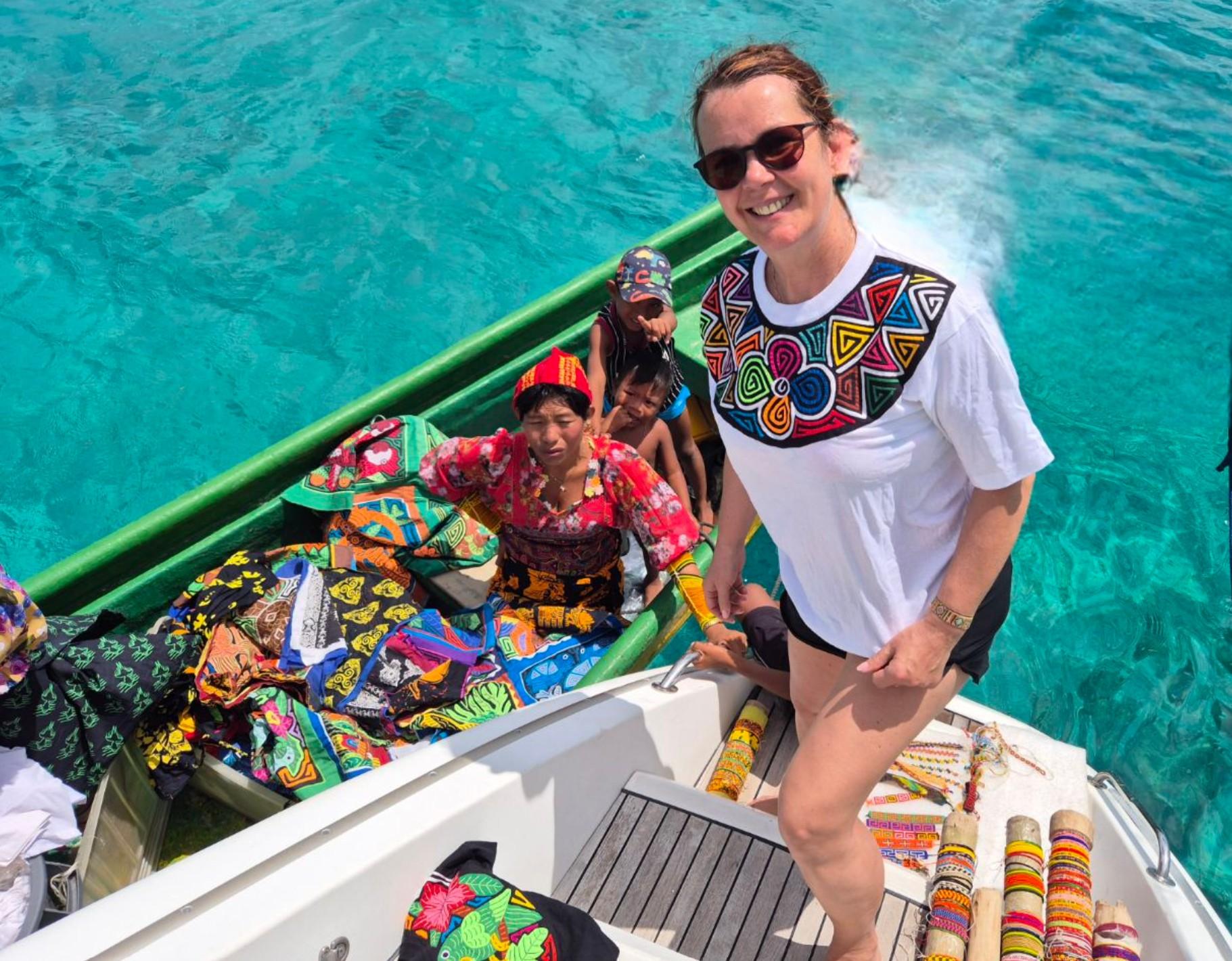 Tolles Shirt von den Kuna Indianern