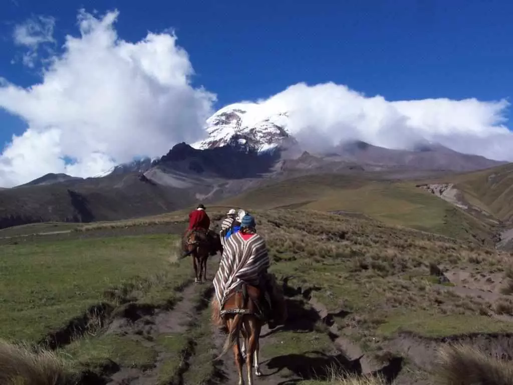 090507 Jinete A Chimborazo Ecuador Baja Solución