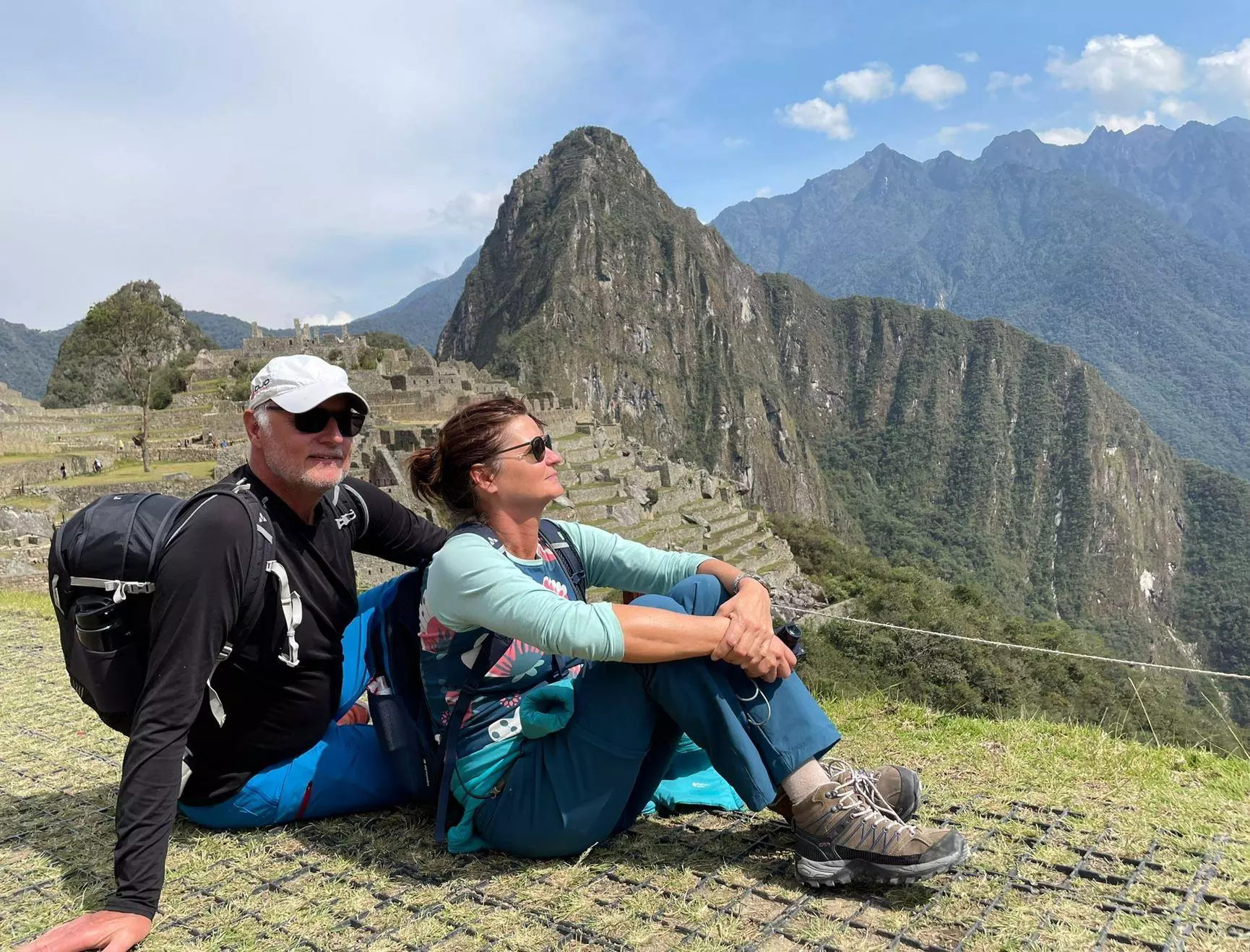 Huéspedes en Machu Picchu