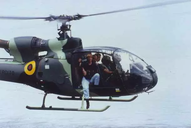 Photo d'hélicoptère Production RTL
