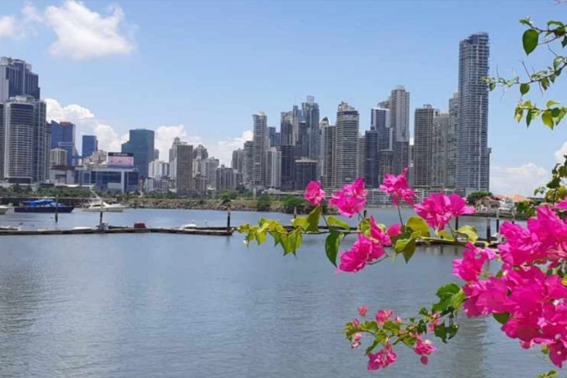 panama group tour view from old town panama city to new town, small group tour panama